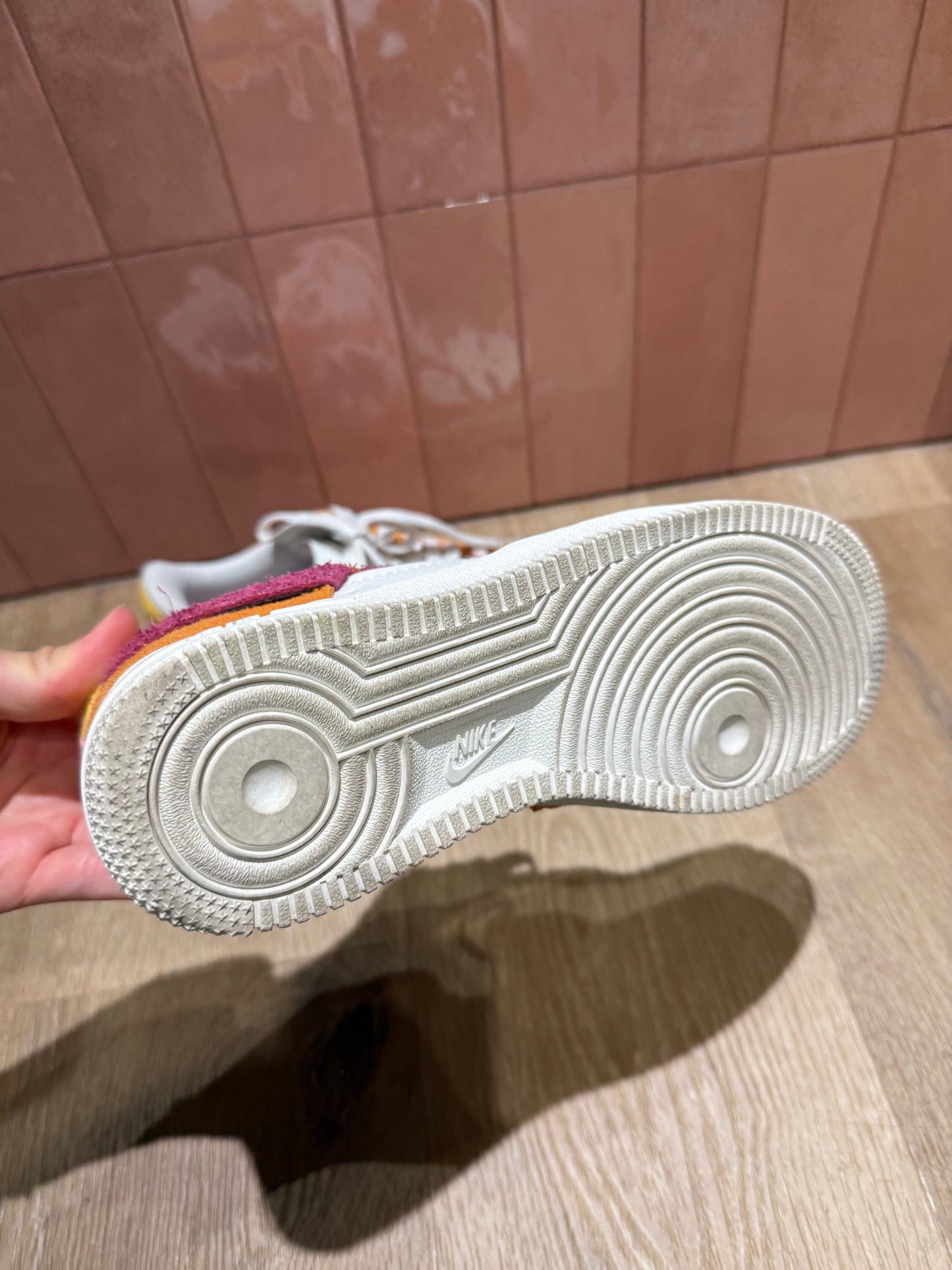 Baskets orange Nike 36