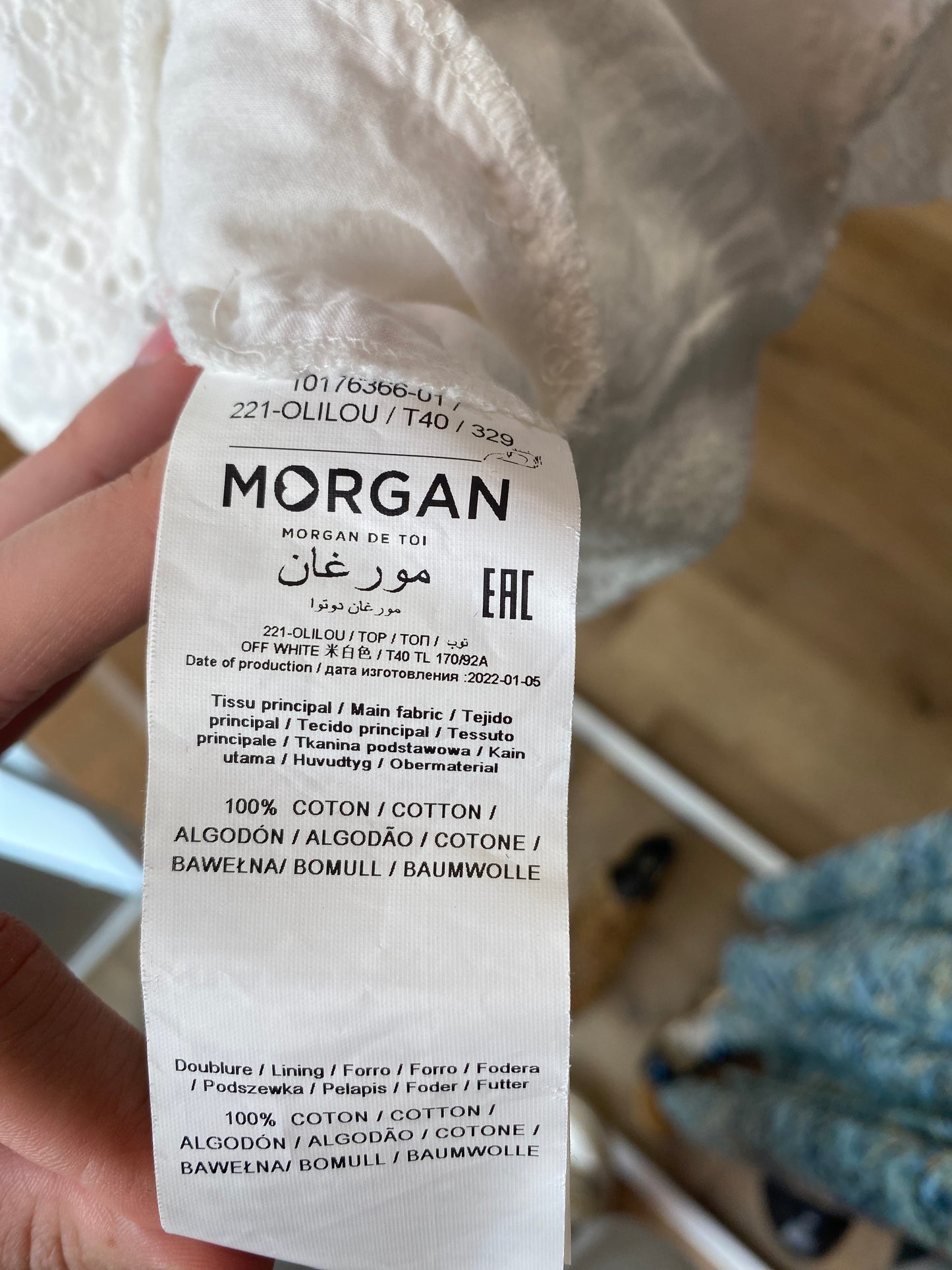 T-shirt Morgan T.40