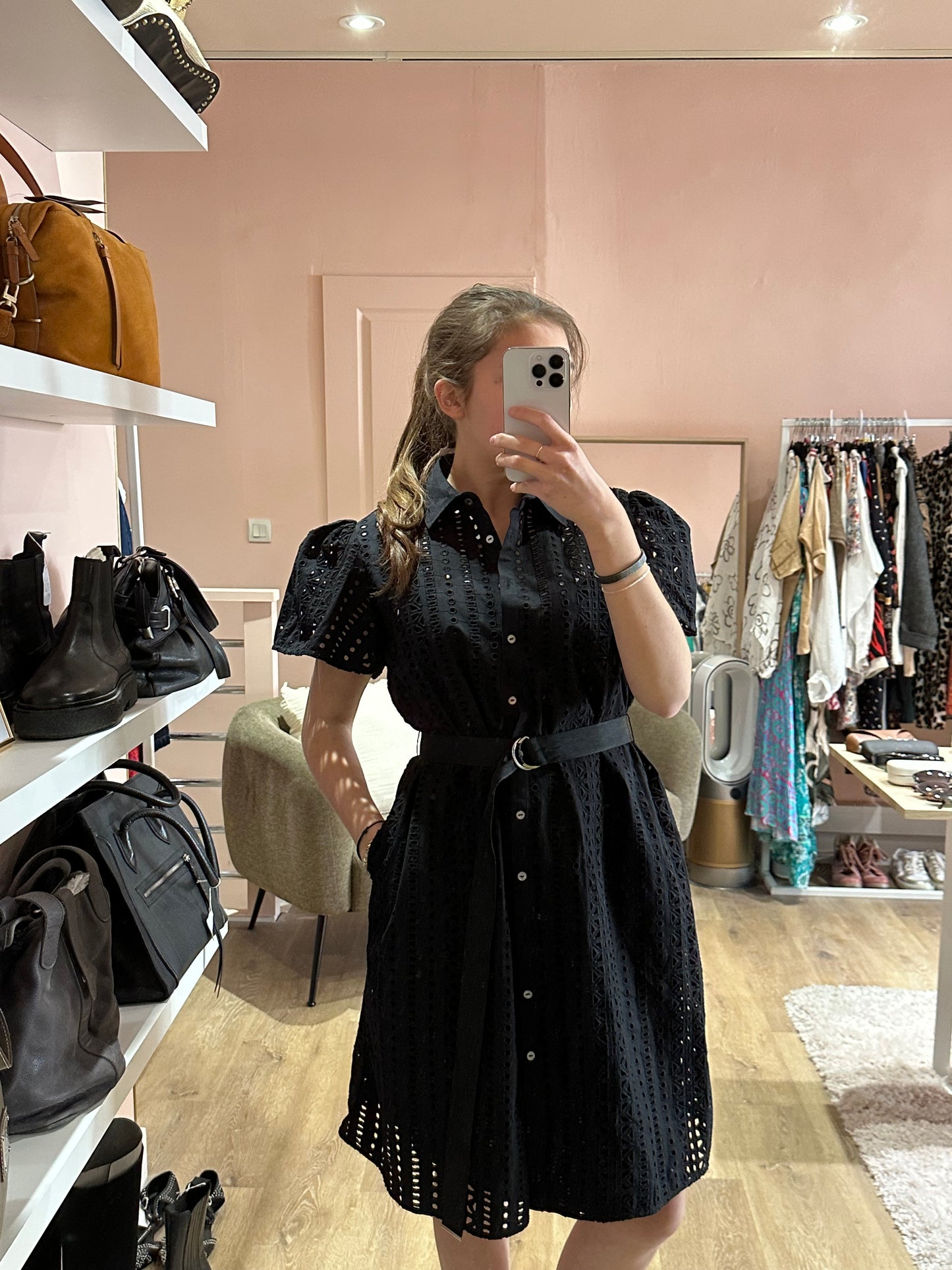 Robe noire Karl Lagerfeld T.M