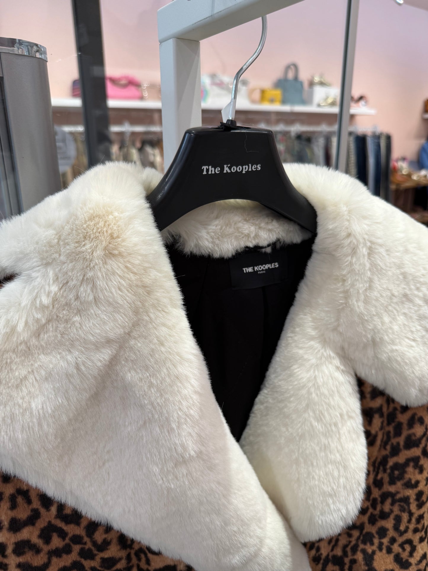 Veste Orange léopard The Kooples S