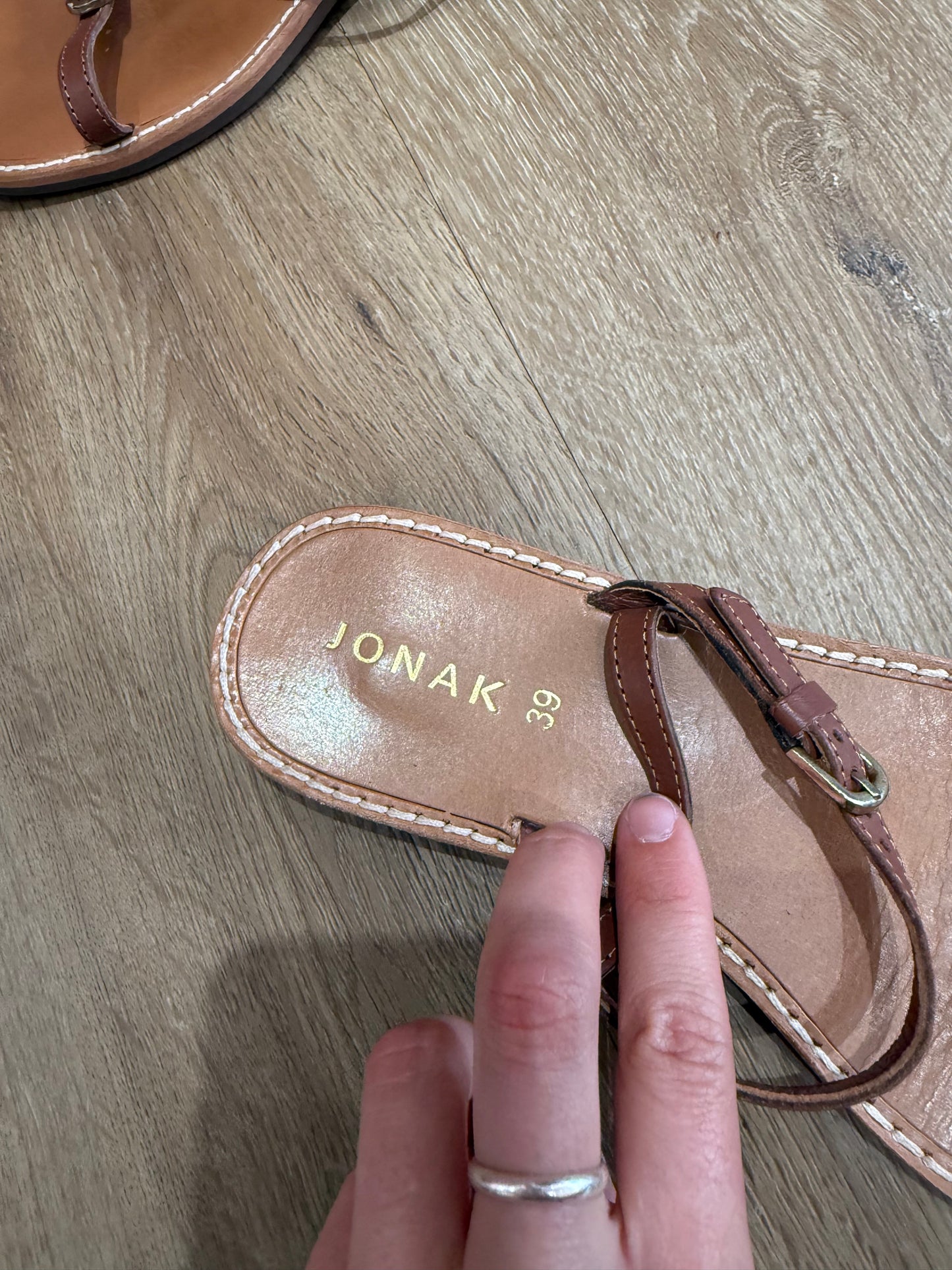 Sandales Jonak cuir 39