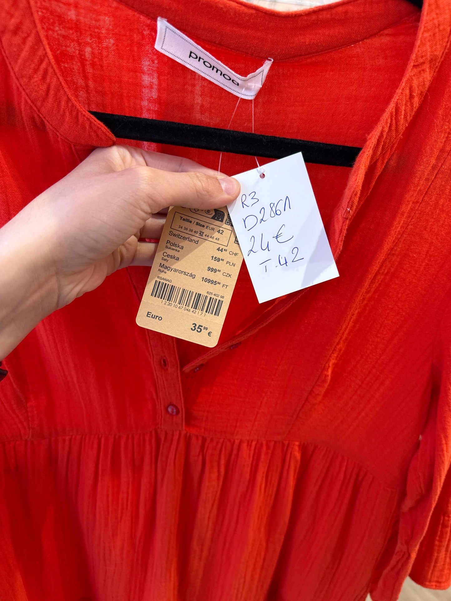 Robe Promod T.41 neuf
