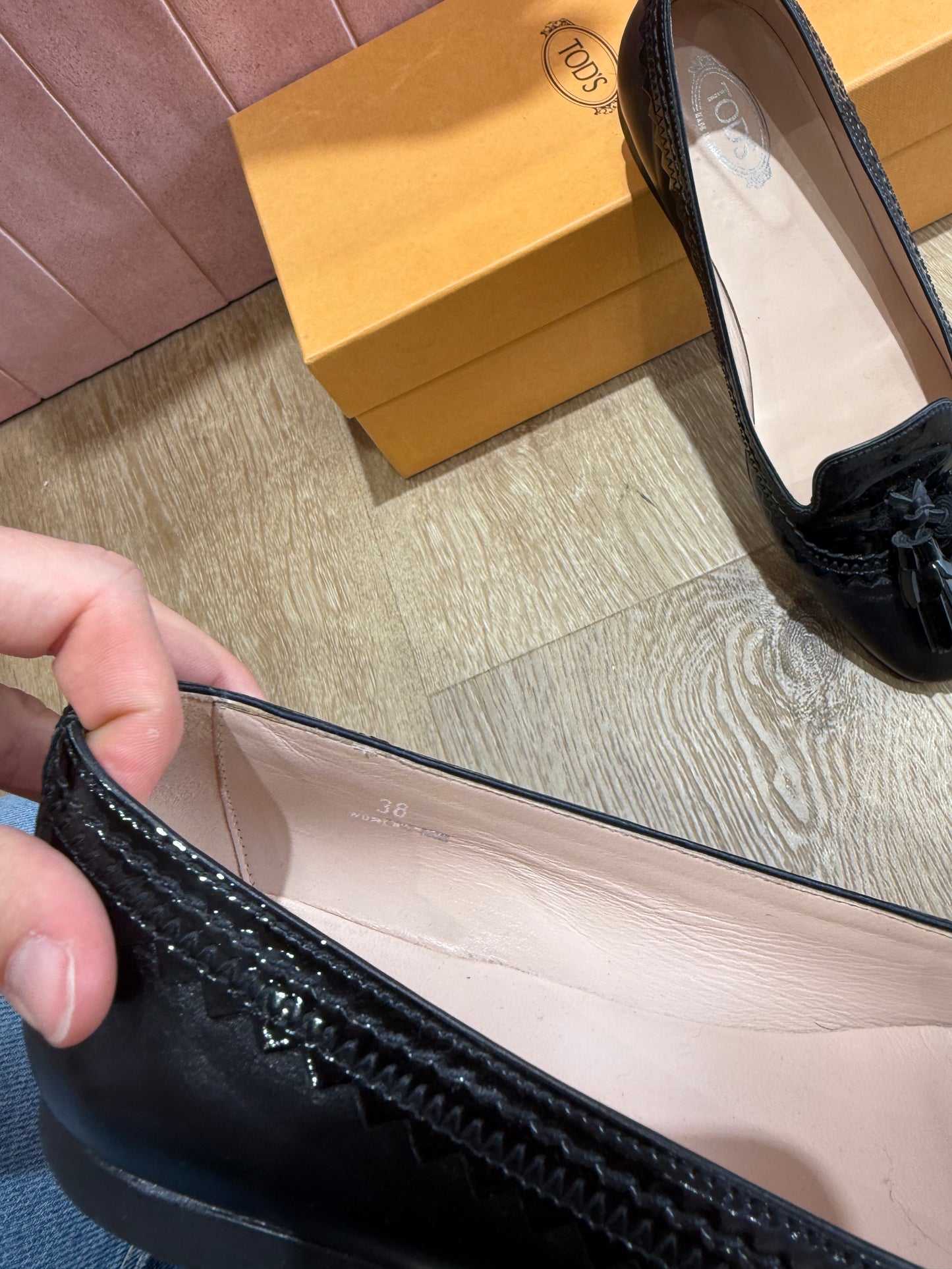 Mocassins en cuir Tods T.38