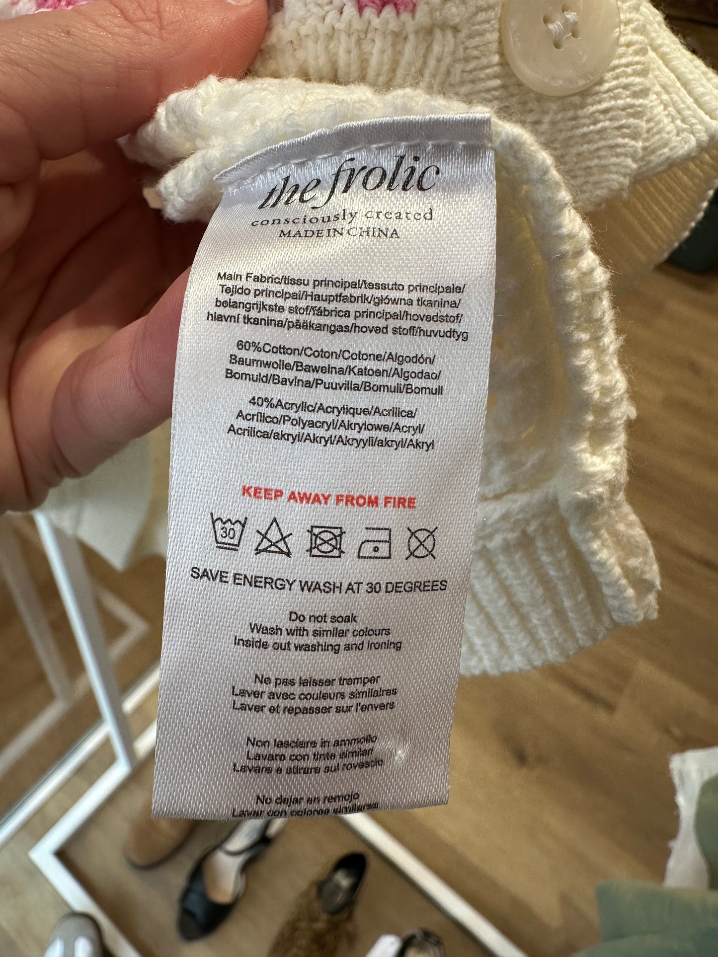 T-shirt en maille The frolic T.36