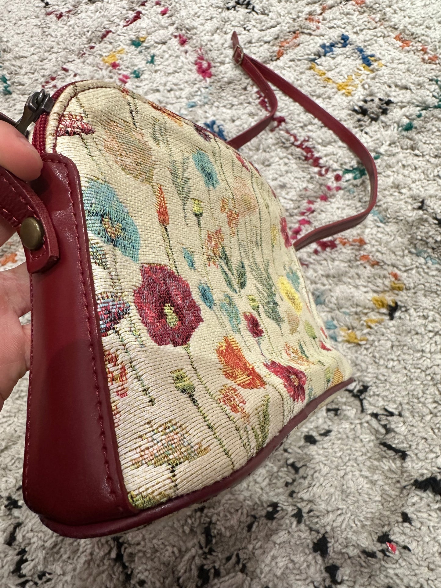 Sac broderie Fleurs
