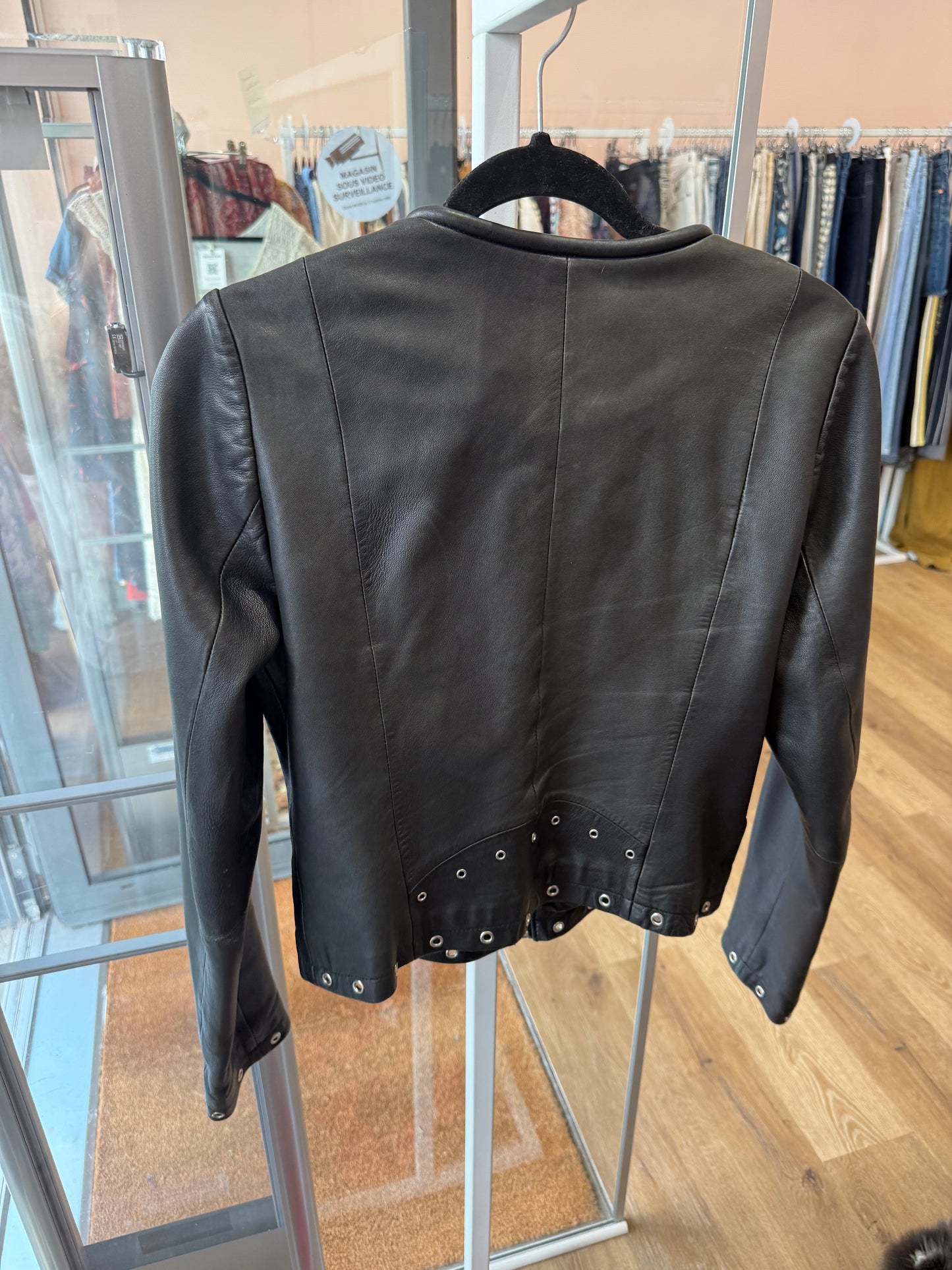 Veste en cuir I.code T.36/38