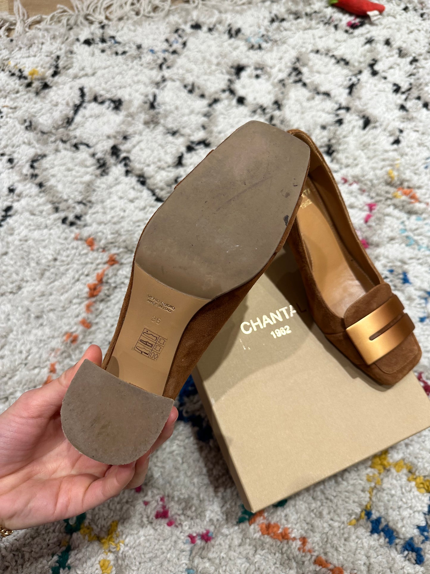 Talons Chantal cuir T.36