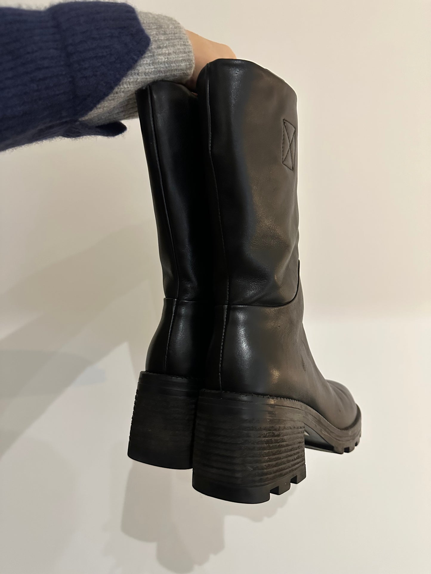 Bottines en cuir T.37