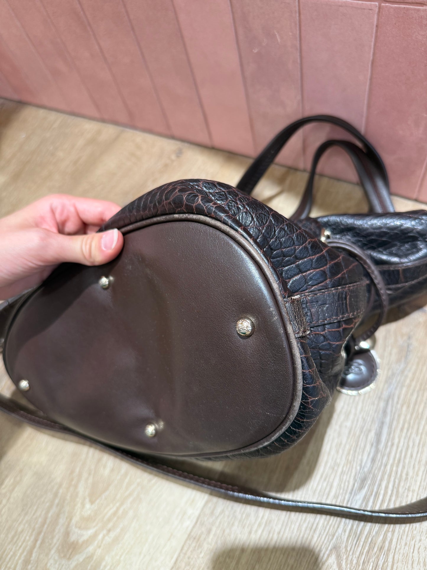 Sac lancel marron première flirt