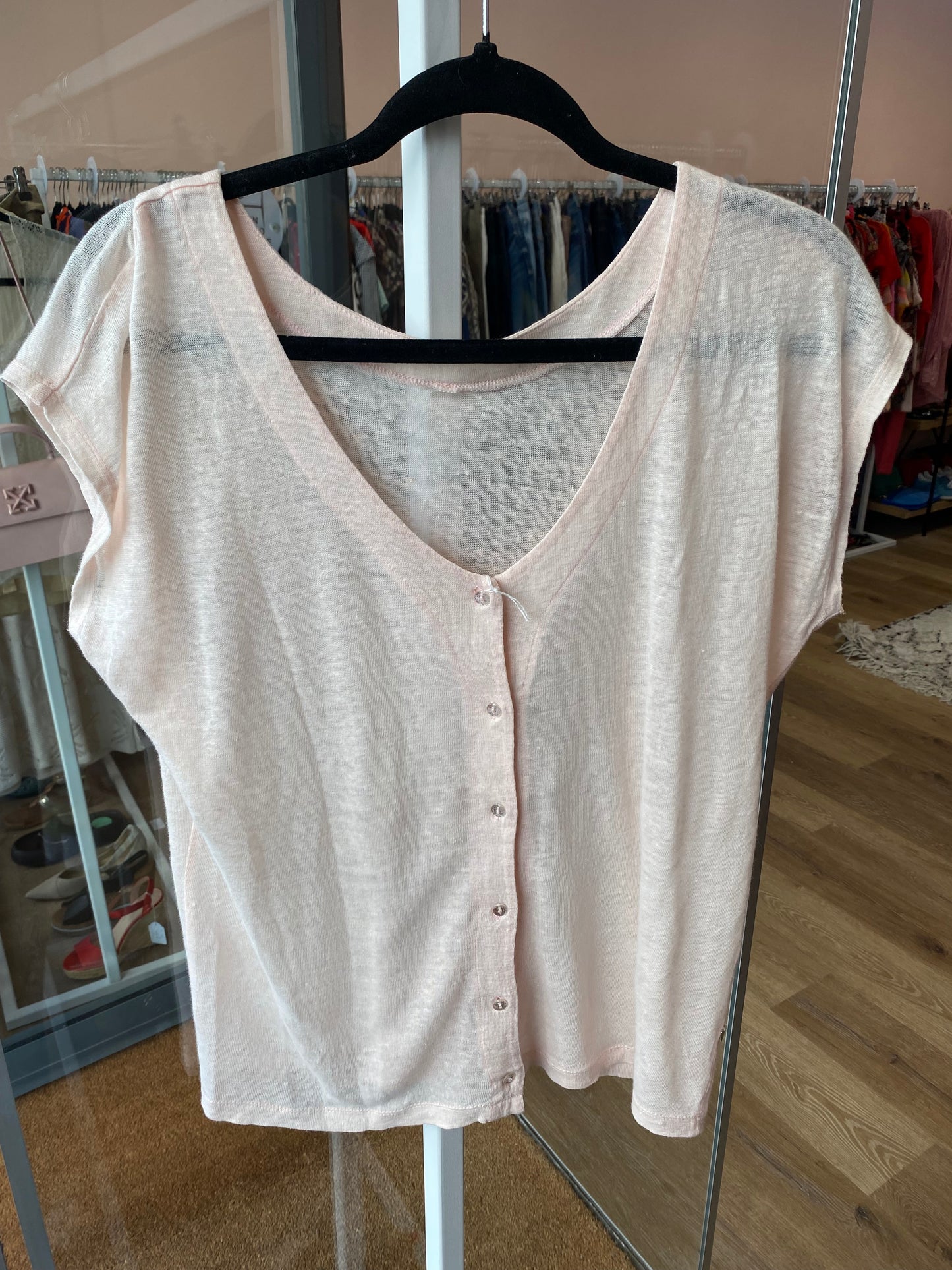 T-shirt rose T.M