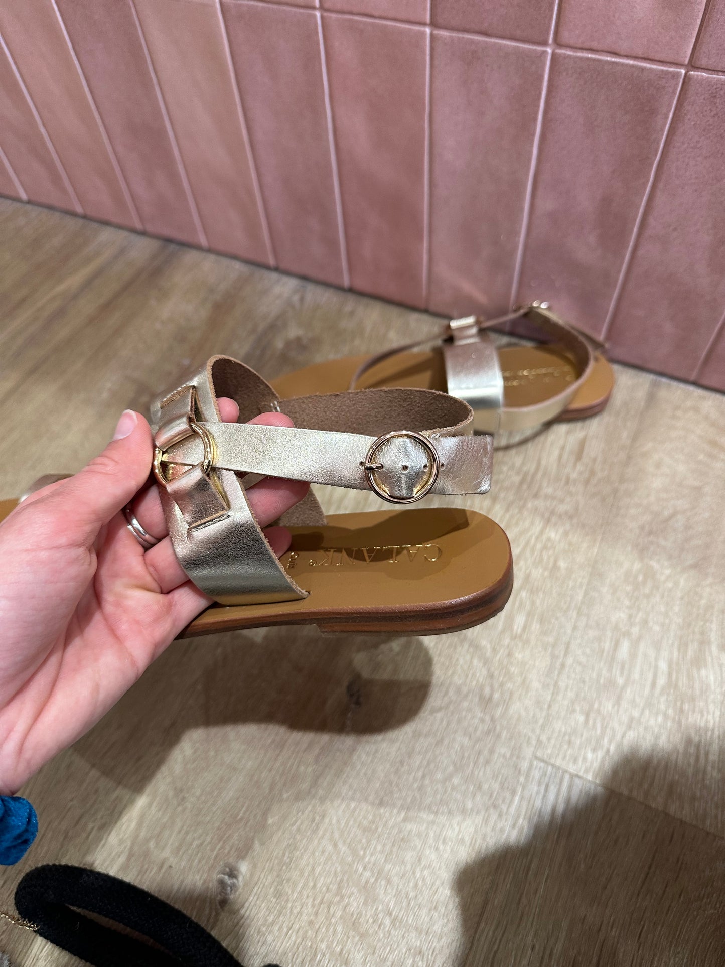 Sandales Calank T.38 cuir