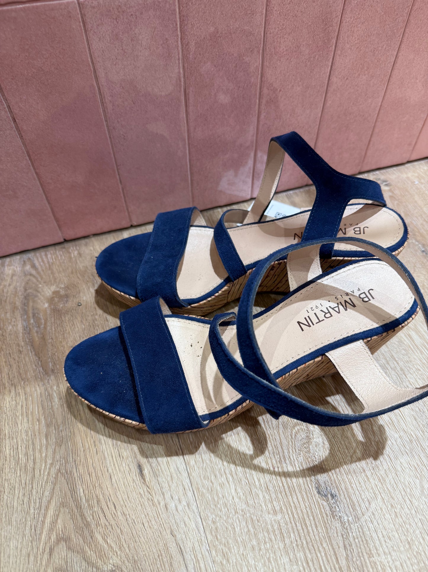 Sandales bleu JB Martin T.39