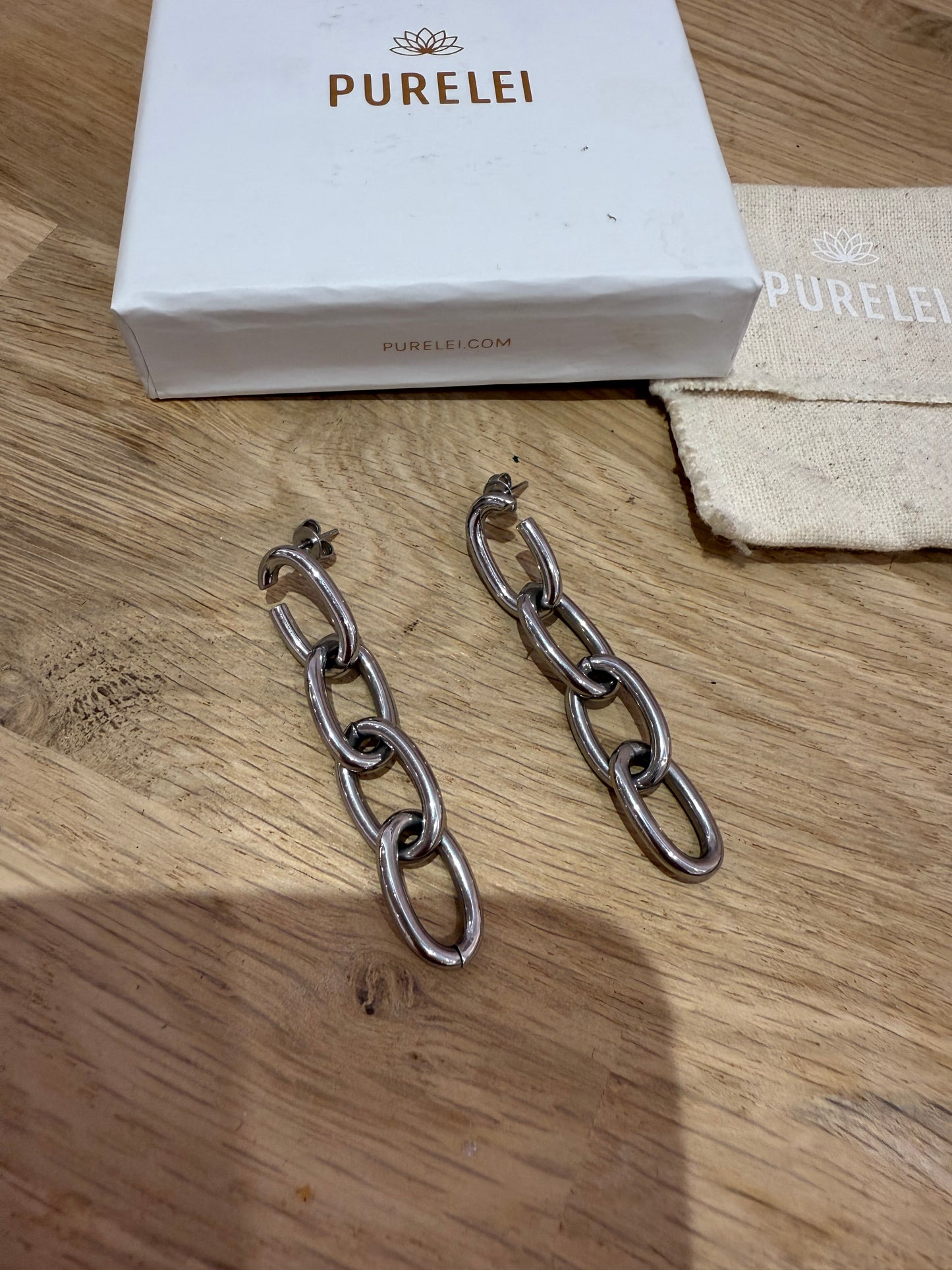 Boucles d’oreilles purelei argenté