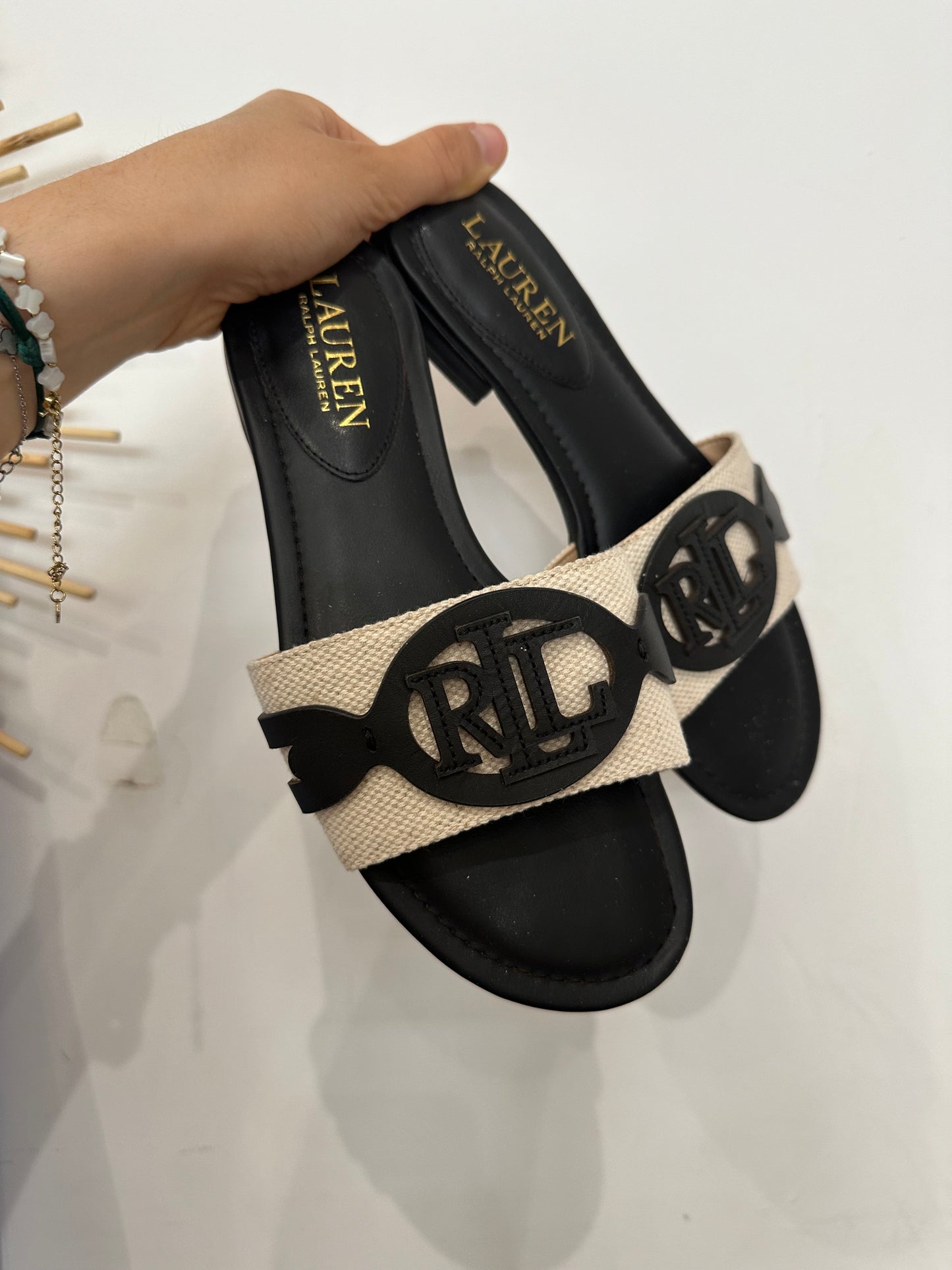 Mules Ralph Lauren T.37 cuir