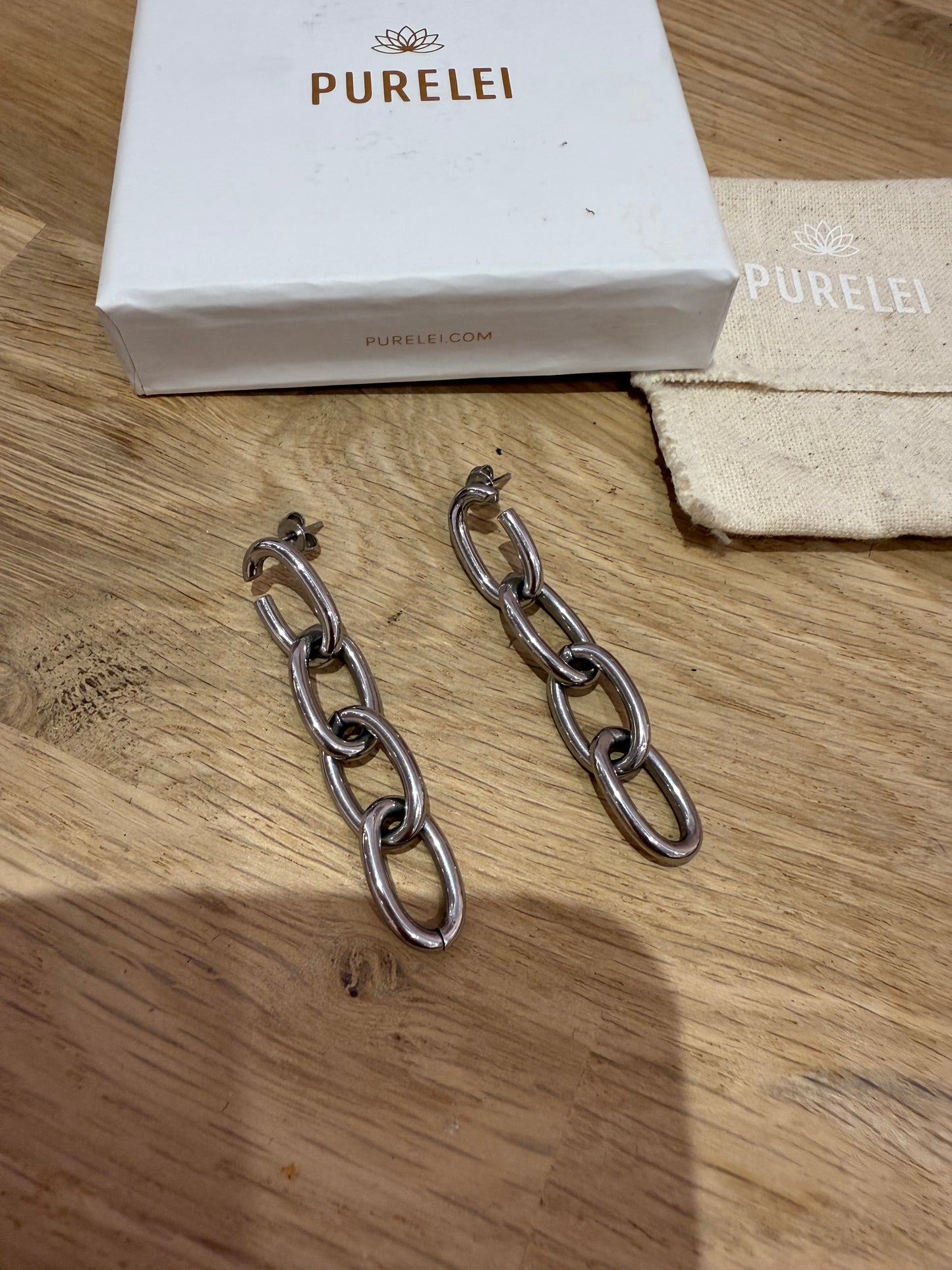 Boucles d’oreilles purelei argenté