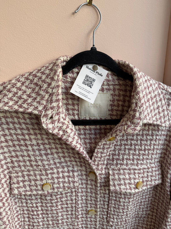 Veste-chemise rose I.Code taille XS /S