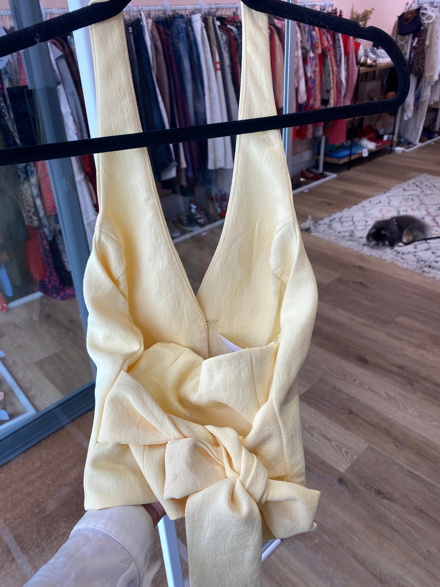 Top Kookai jaune T.XS