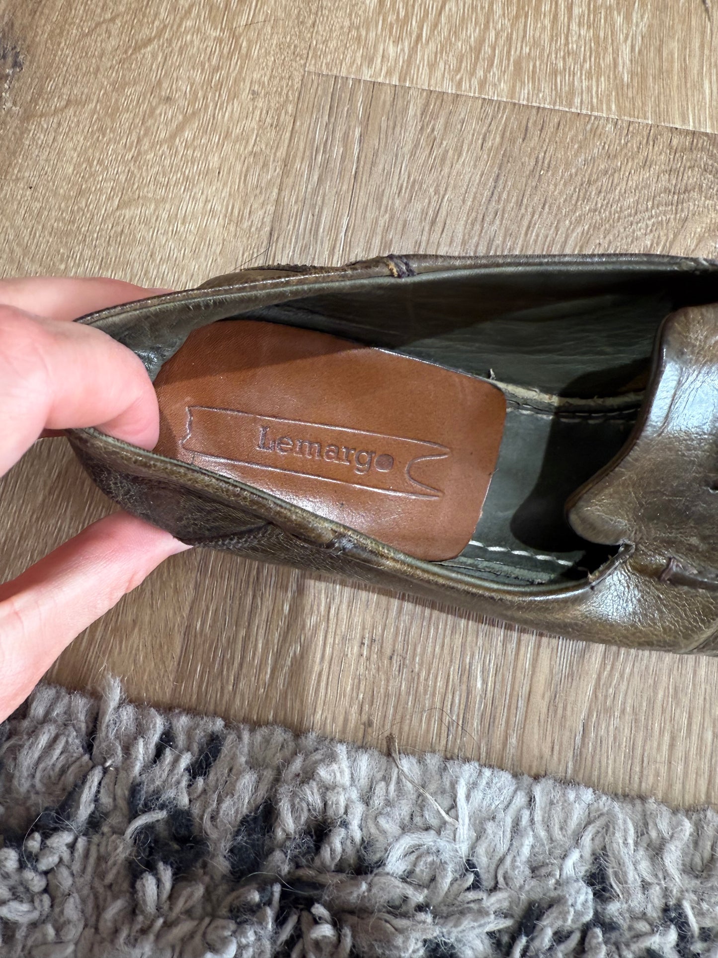 Mocassins Kaki Lemargo 37.5