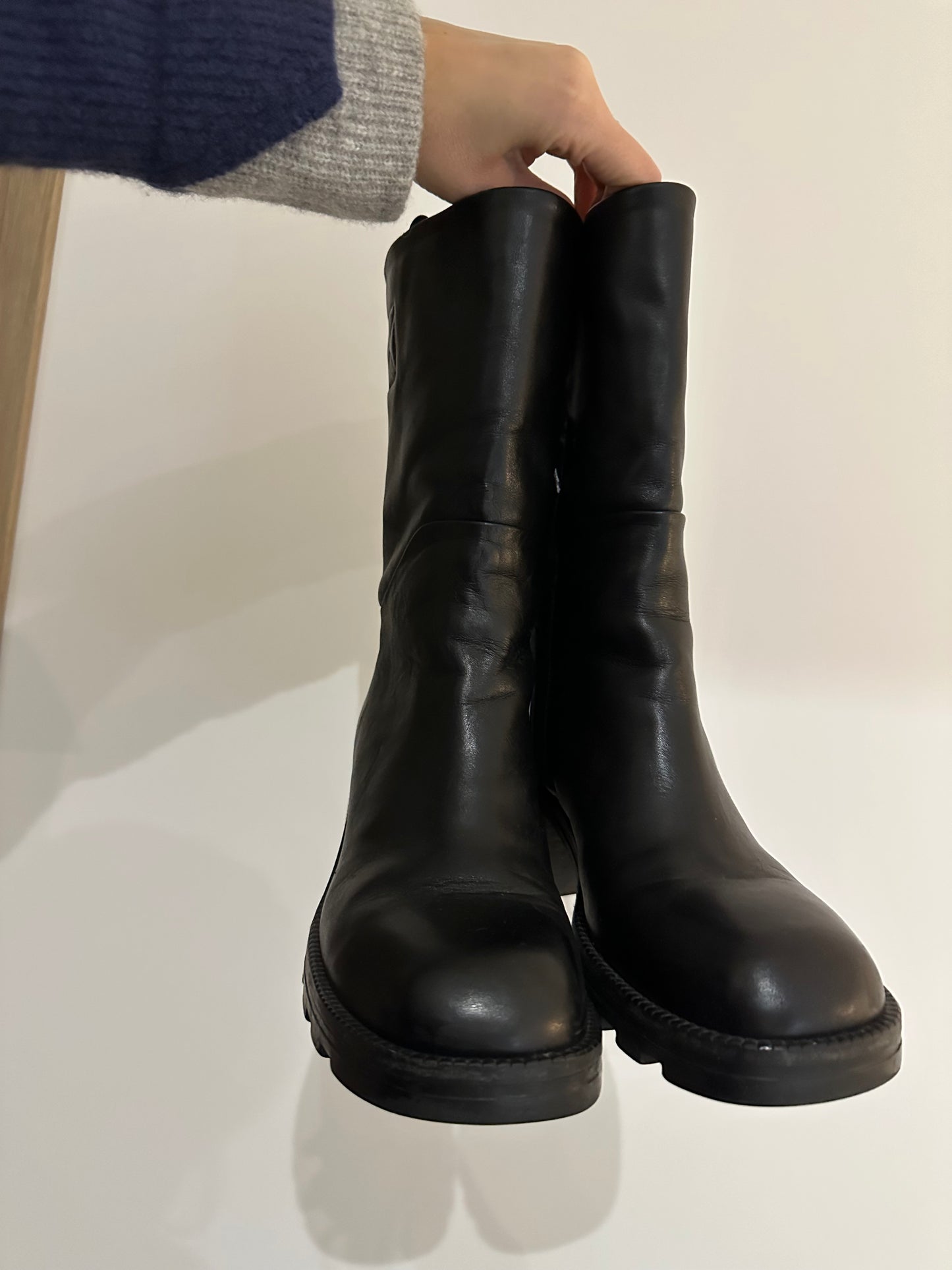Bottines en cuir T.37