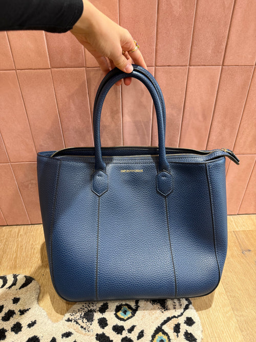 Sac bleu Emporio Armani TU
