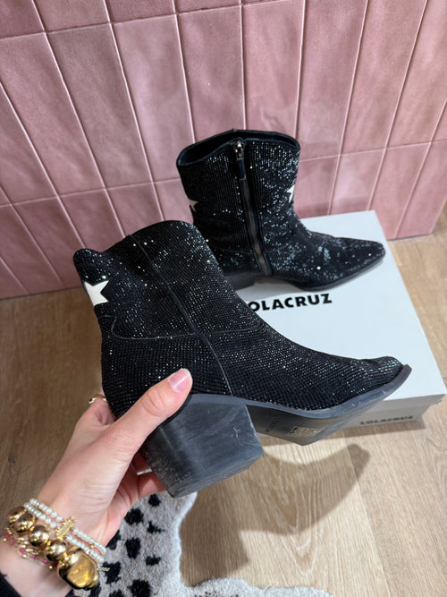 Bottines lolacruz noires T.38