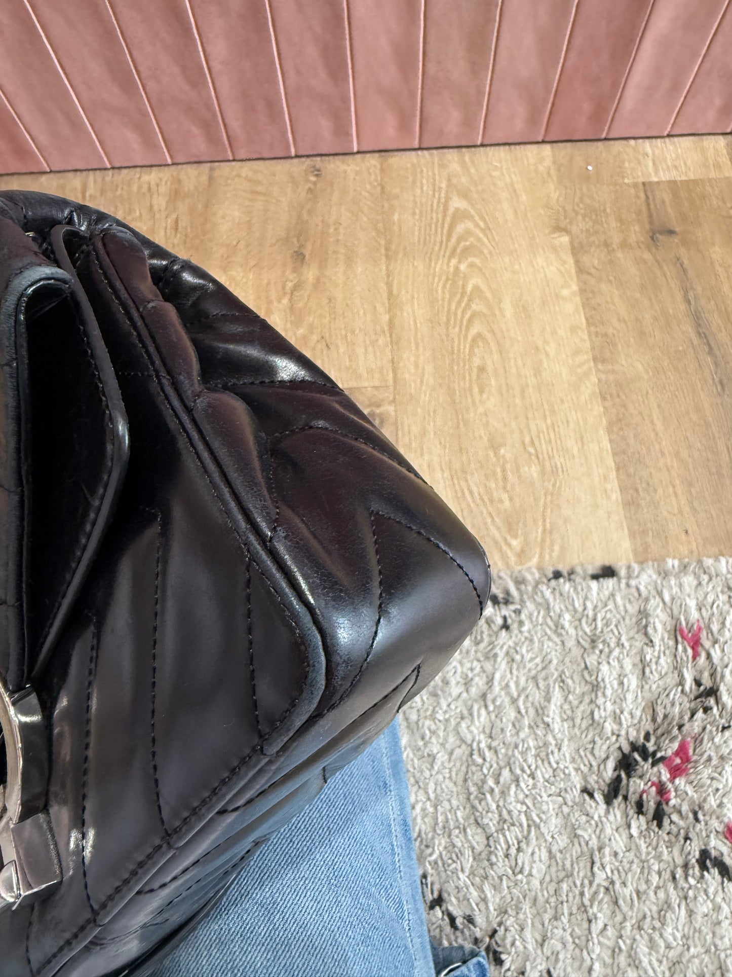 Sac Sandro cuir noir