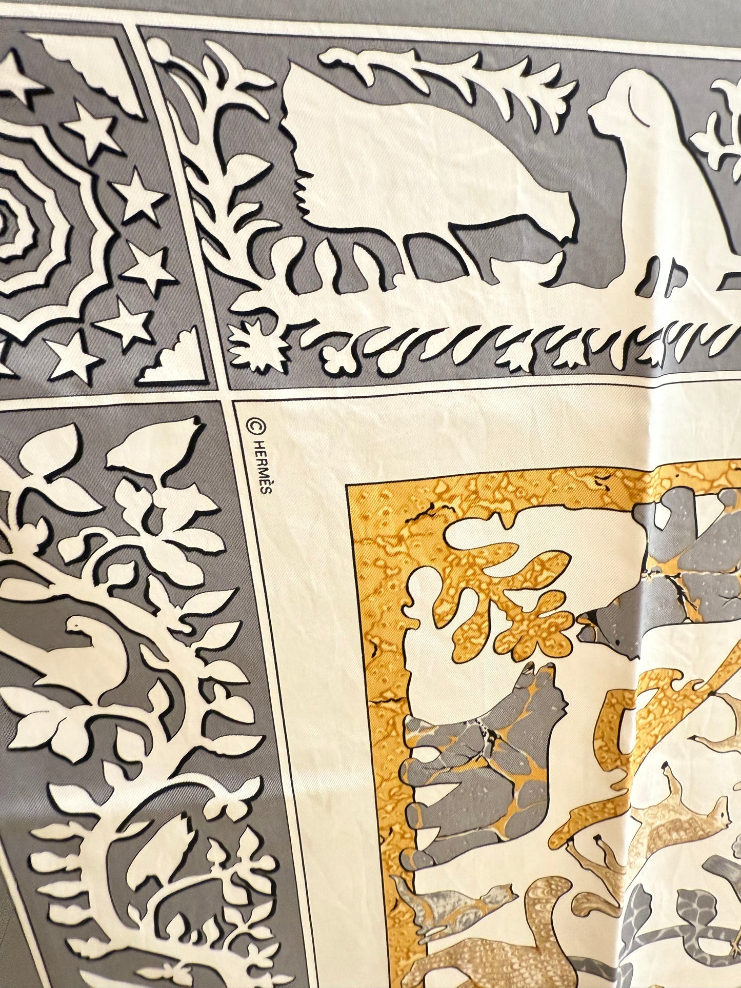 Foulard hermes soie
