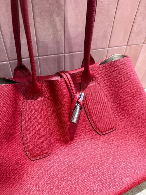 Sac rouge cabas Longchamp
