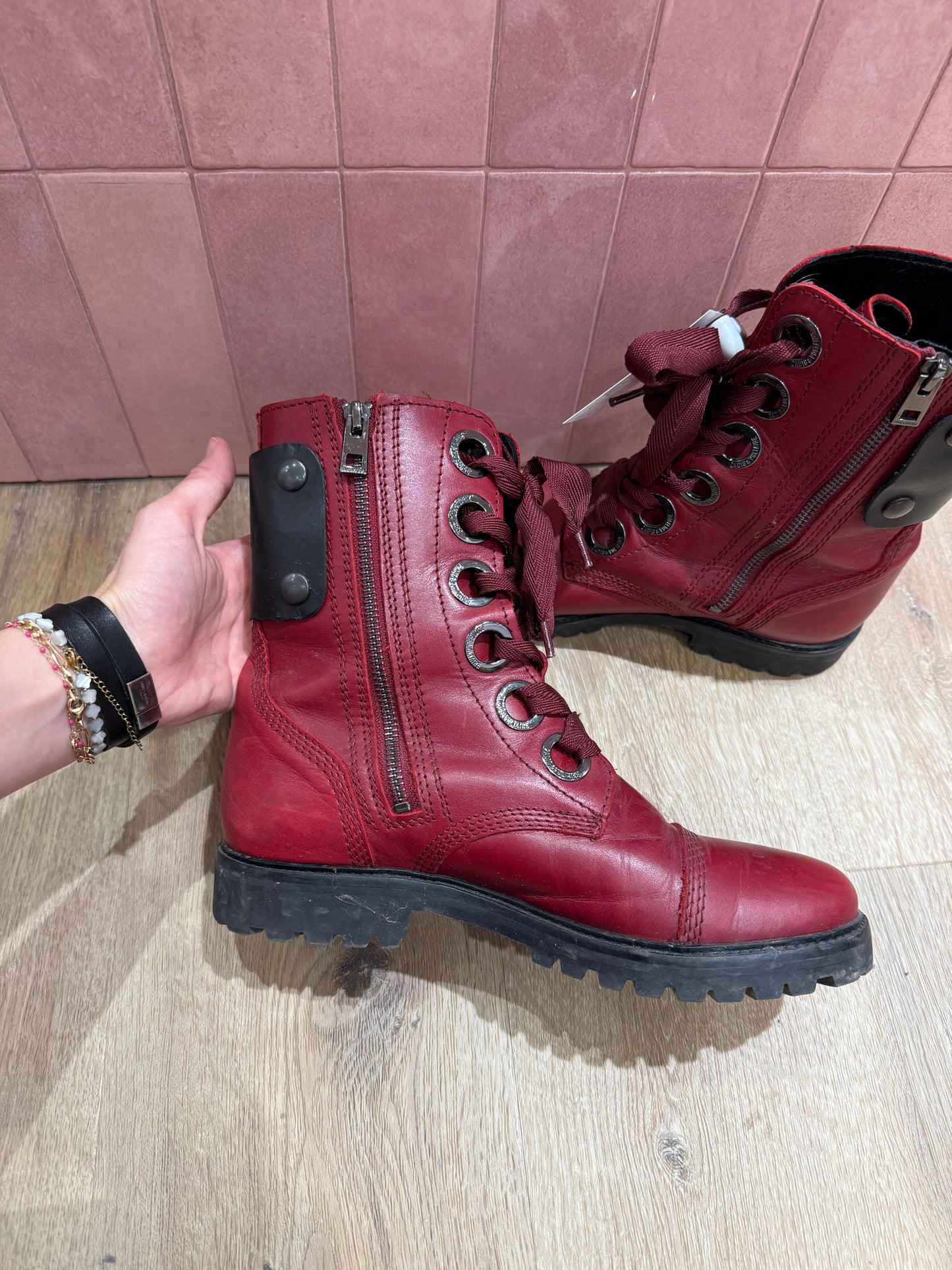 Bottines Zadig & voltaire T.40 cuir