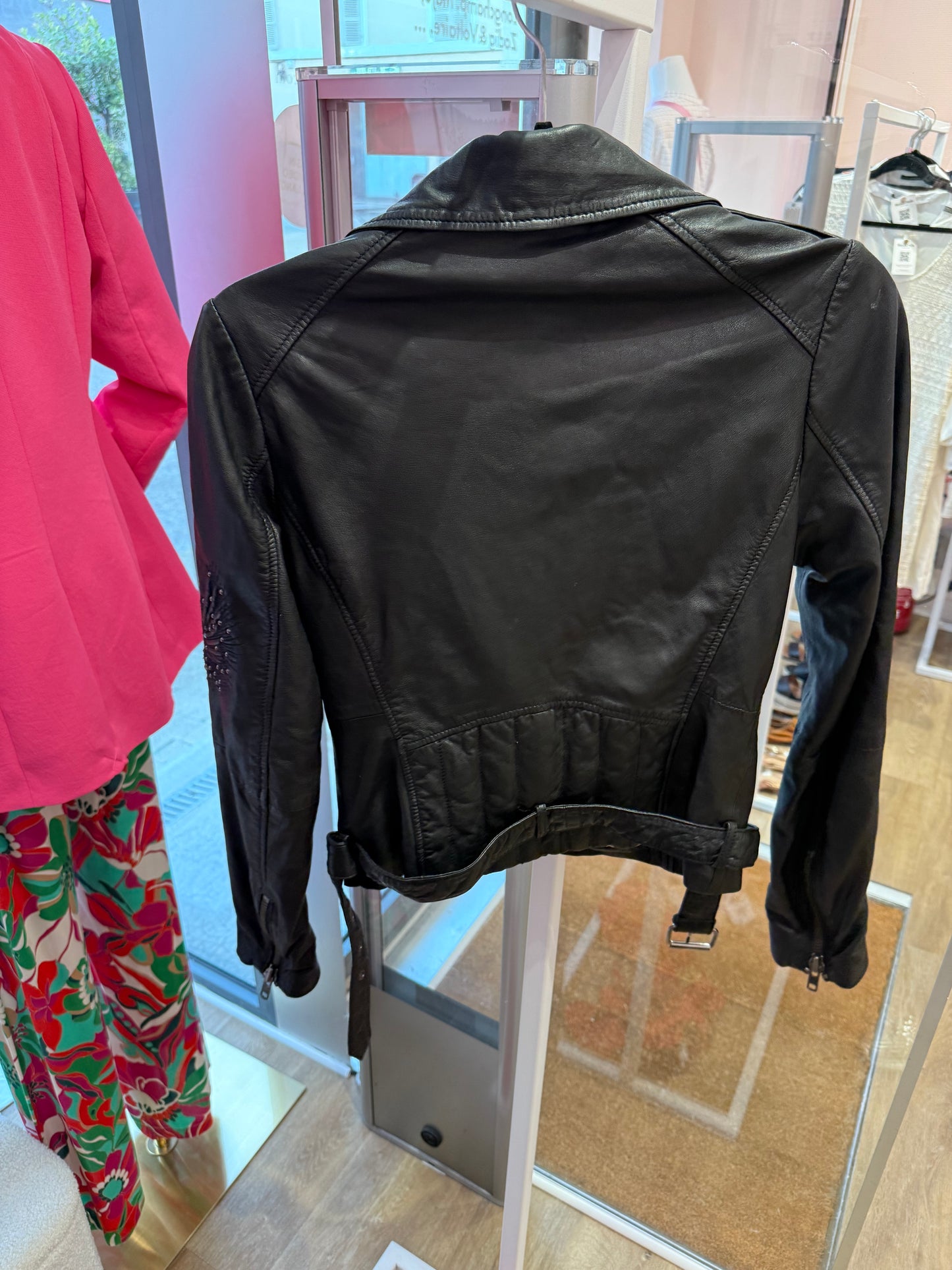Veste en cuir ikks T.36