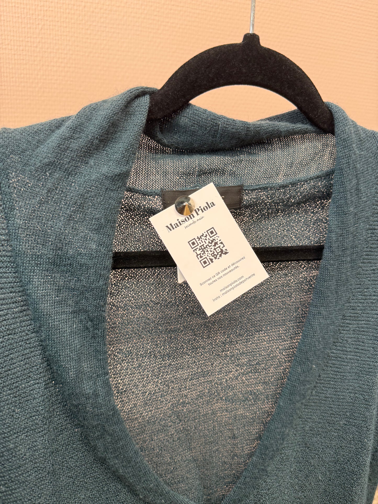 Pull gilet cotélac T.XS