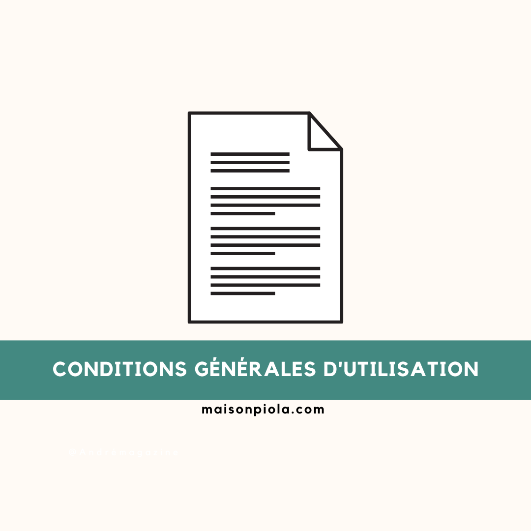 Conditions générales d'utilisation