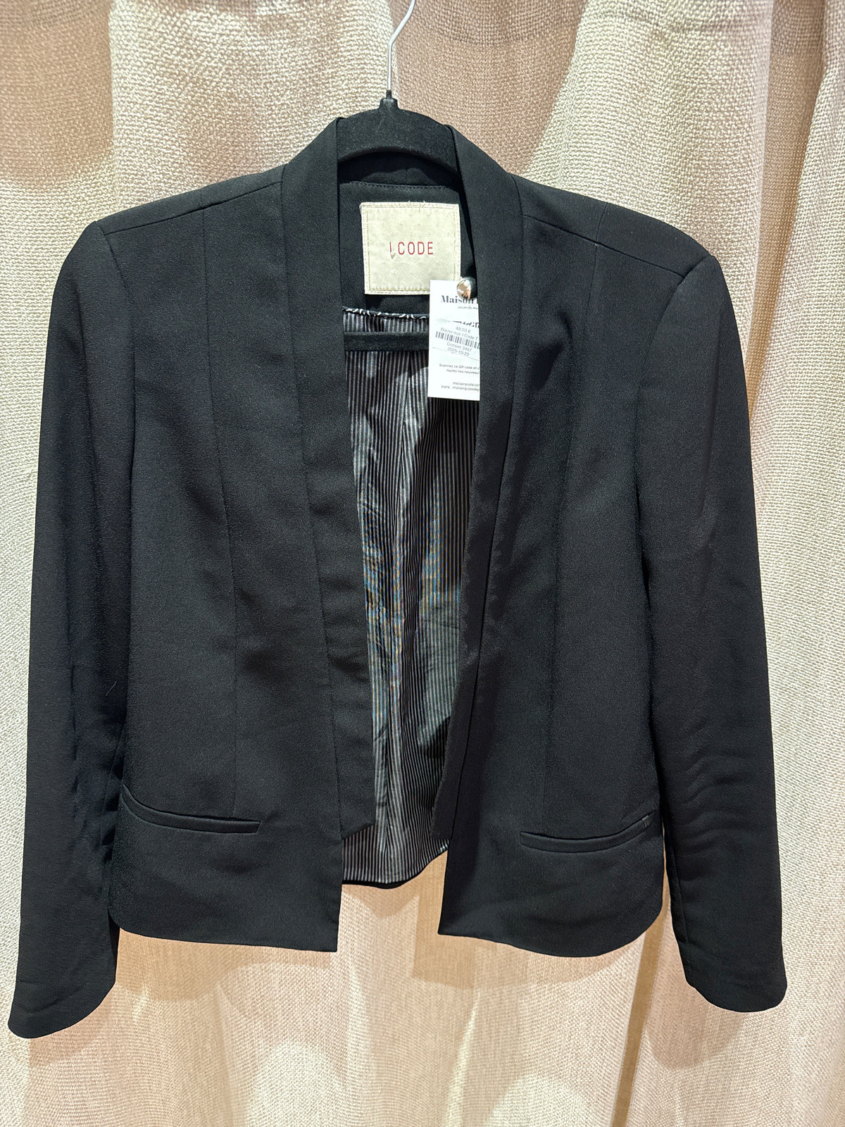 Blazer noir I.Code T.36
