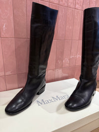 Bottes Noir Max Mara T.38