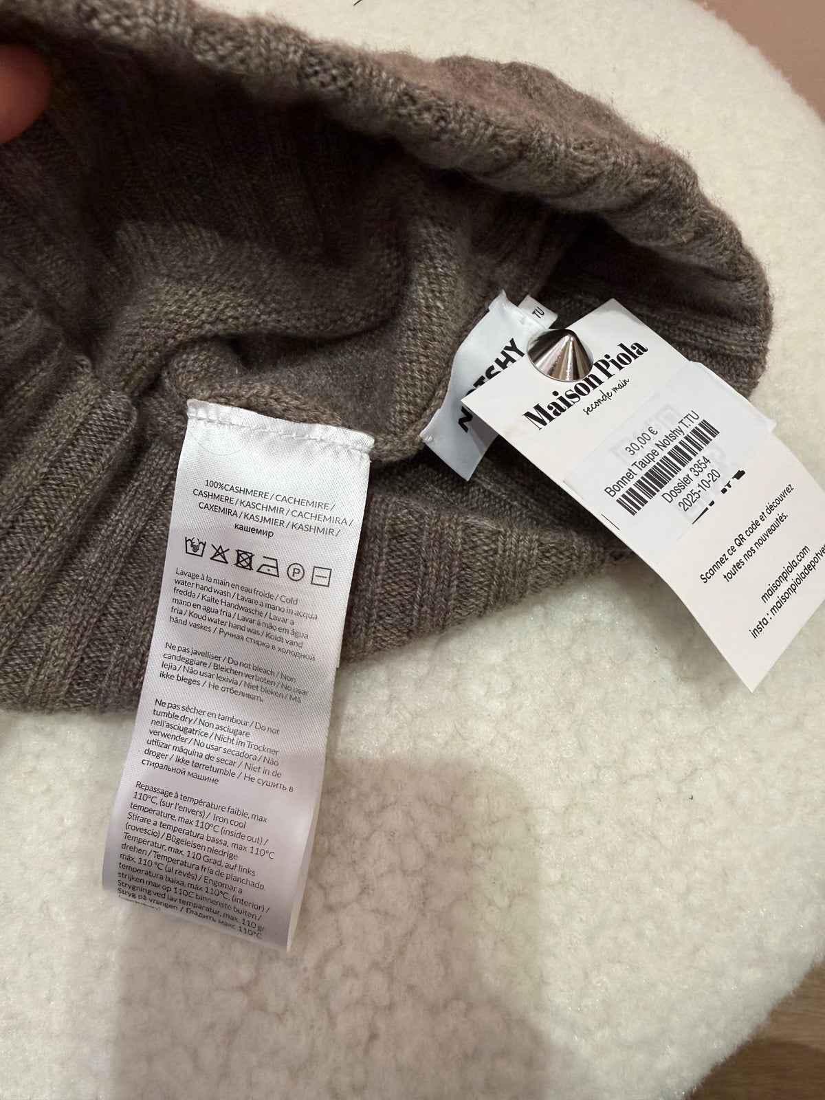 Bonnet Taupe Notshy T.TU