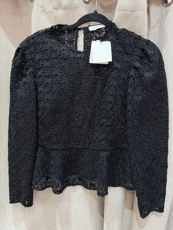 Sandro Top noir dentelle T.M 27/09
