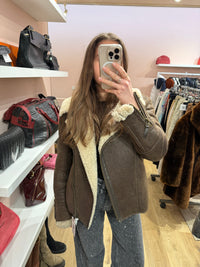 Manteau Peau lainé T.S des petits hauts