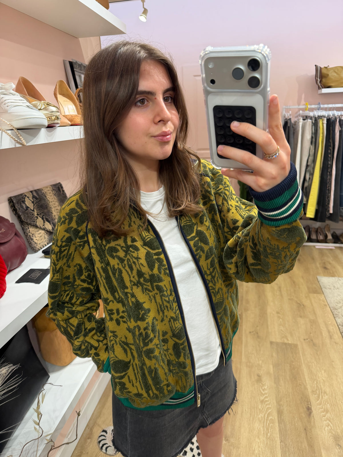 veste bomber mes demoiselles T.S/M kaki 30/07
