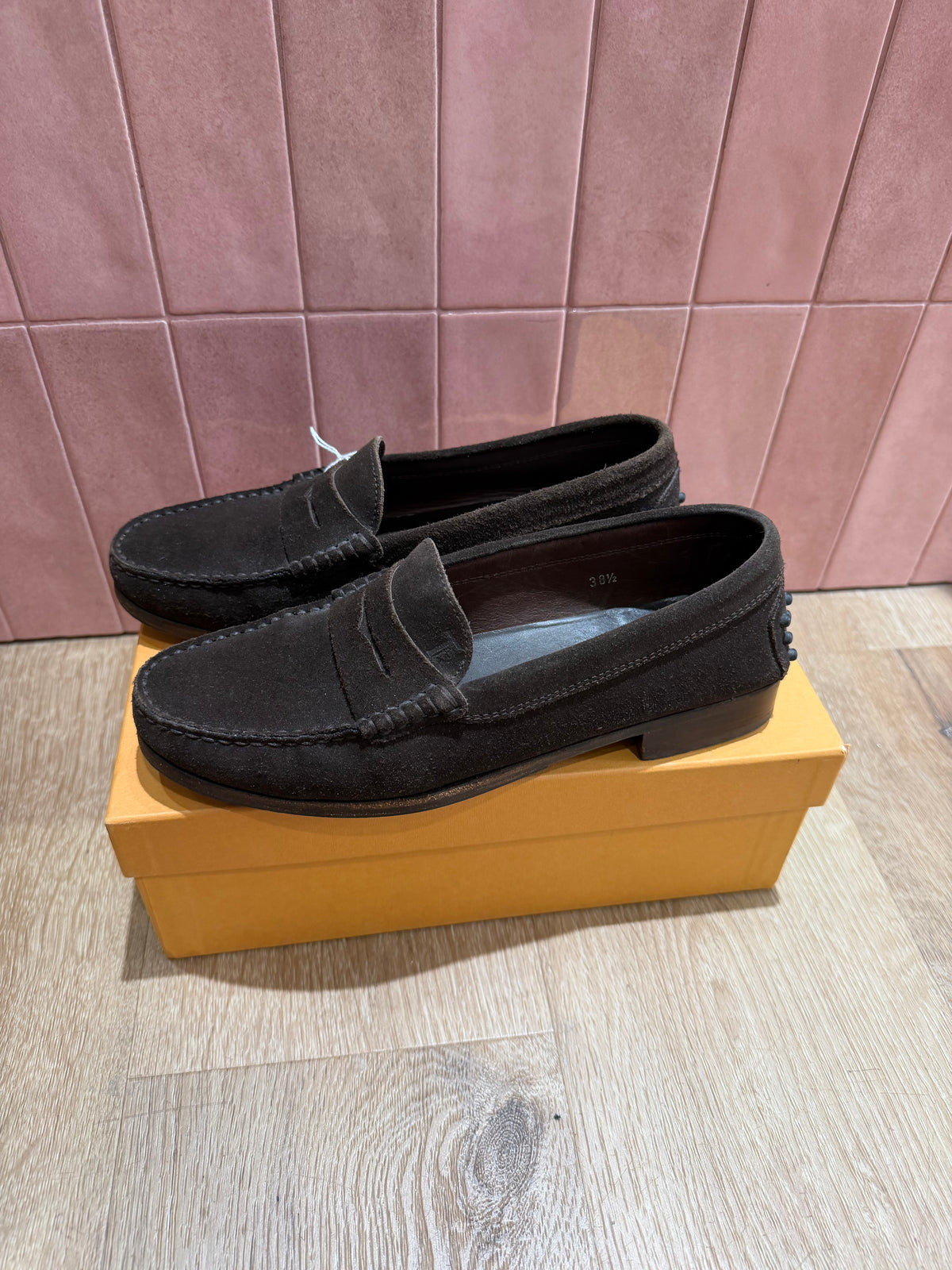 Mocassins marron Tods T.38 18/09