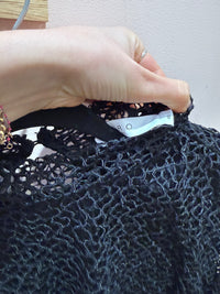 IRO Noire dentelle T.40 - Blouse