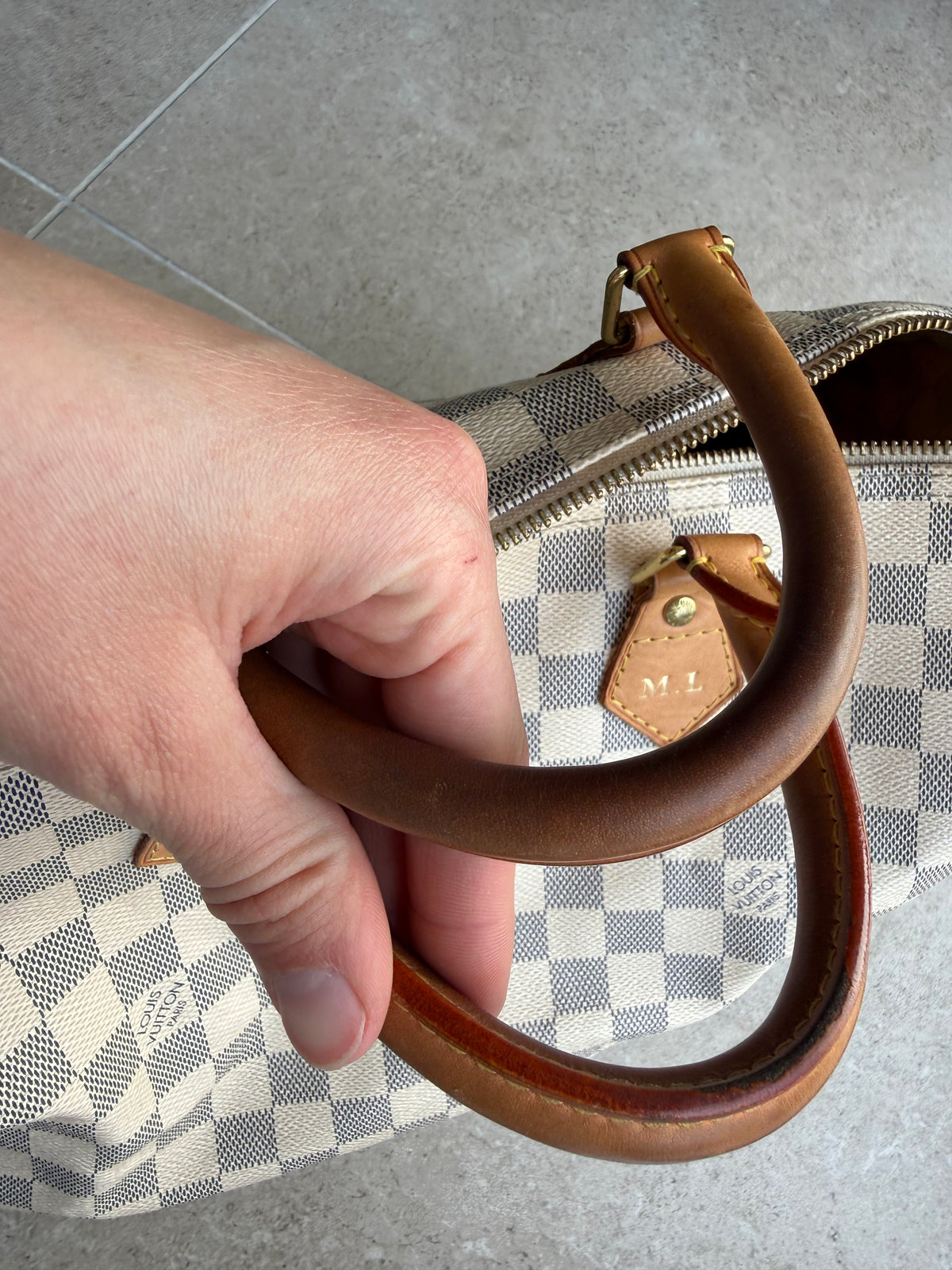 Sac speedy damier azur 35 Louis Vuitton
