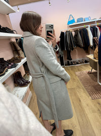 Manteau long gris Iro T.34 05/09
