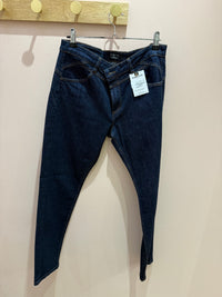 One Step - Jean brut droit surpiqûres marron - brut surpiqûres marron - 42