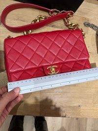 Sac Chanel timeless 27/10 rouge