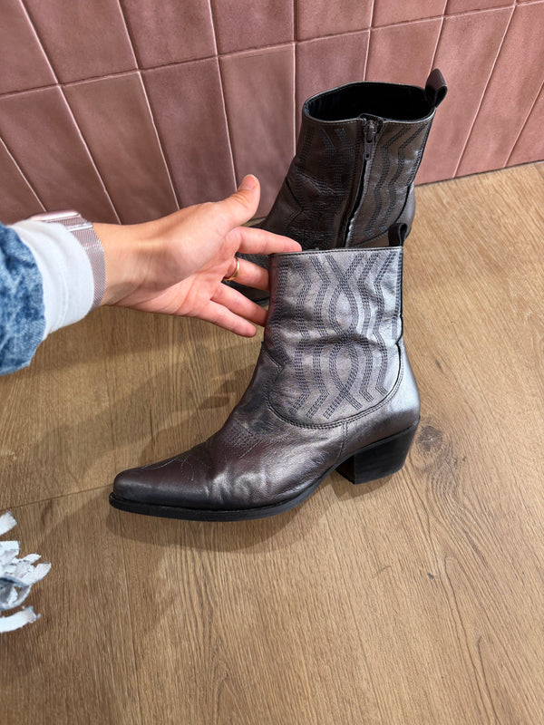 Bottines argentées - Toral - T.38 11/09