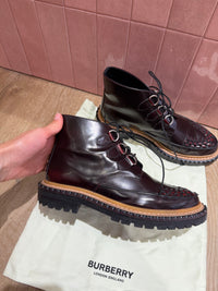 Bottines bordeaux Burberry T.38 27/08