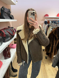 Manteau Peau lainé T.S des petits hauts