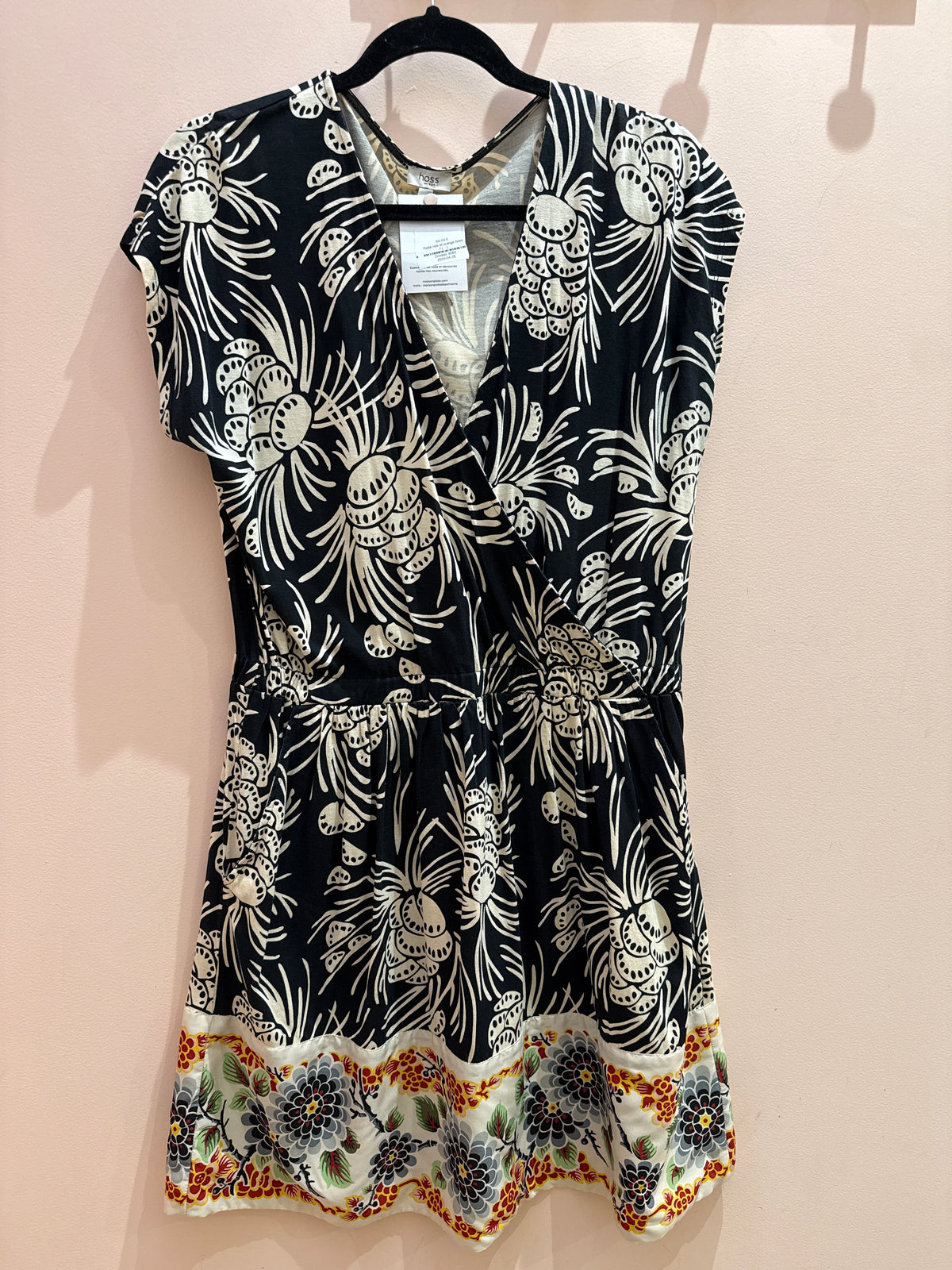 Robe noir et orange Hoss T.L