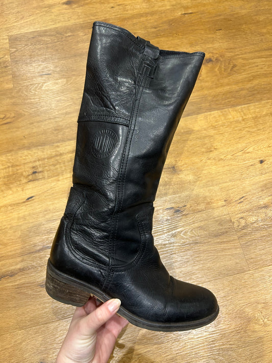 Bottes Palladium en cuir Taille 37