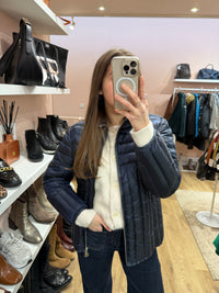Veste doudoune bleu Sportalm plume T.L